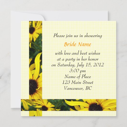 Brautpartyeinladungen Einladung (Vorderseite)