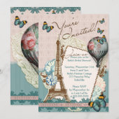 Brautpartyeinladungen Einladung (Vorne/Hinten)