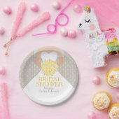 Brautpartyhochzeitskleiderkundenspezifischer Pappteller (Party)