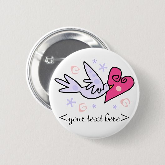 Brautpartyknopf Button (Vorne & Hinten)