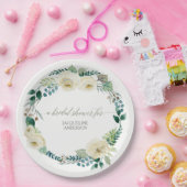 Brautpartyrustikales Pappteller (Party)