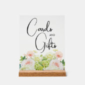 Brautpartys und Geschenke für Wasserfarben Acrylschild (Vorderseite)