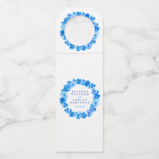 Brautpavillon Flaschenanhänger (Vorderseite)