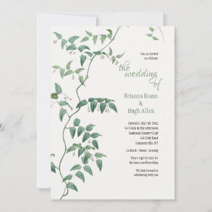 Brautreben-Hochzeitseinladung Einladung