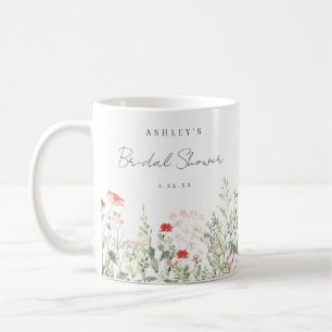 Brautschauer-Geschenk Wiese mit Wildblumen Kaffeetasse