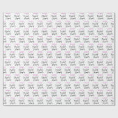 Brautschauer-Geschenkpapier Schrift Geschenkpapier (Flach)