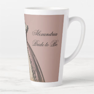 Brautschauer-Kleid im Vintage-Stil mit individuell Milchtasse