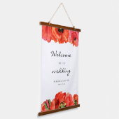 Brautschild Wandteppich Mit Holzrahmen (Gewinkelt)