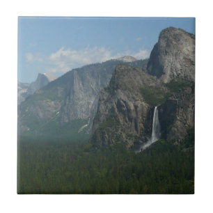 Brautschleierfall und Half Dome im Yosemite Fliese