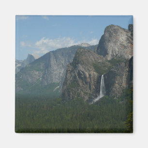 Brautschleierfall und Half Dome im Yosemite Magnet