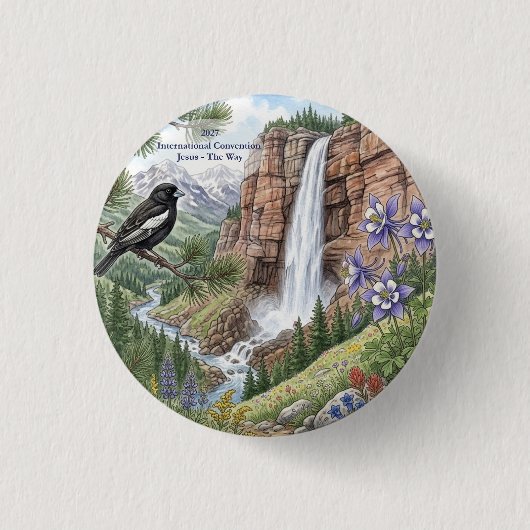 Brautschleierfälle Button (Vorderseite)