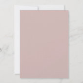 Brautschmaus Blush Bloom Einladung (Rückseite)