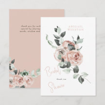 Brautschmaus mit rosa floralem Eukalyptus-Motiv 