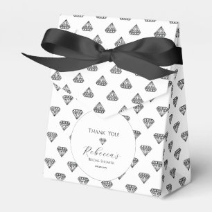 Brautschmuck-Geschenkbox Schwarzer Diamant Geschenkschachtel