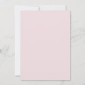 Brautschmuck Kranz Blush Pastell Einladung (Rückseite)