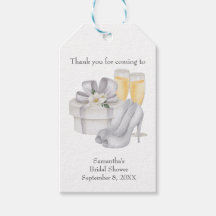 Brautschuh Champagnergläser Brautparty Geschenkanh