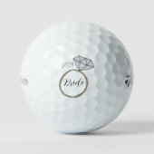 Brautskriptzeitdatum Golfball (Vorderseite)