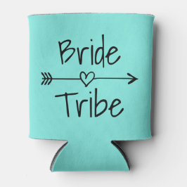 Brautstamm Hochzeitsparty türkis kann Kühler Dosenkühler