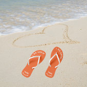 Brautstamm I Crew Neon Orange Badesandalen