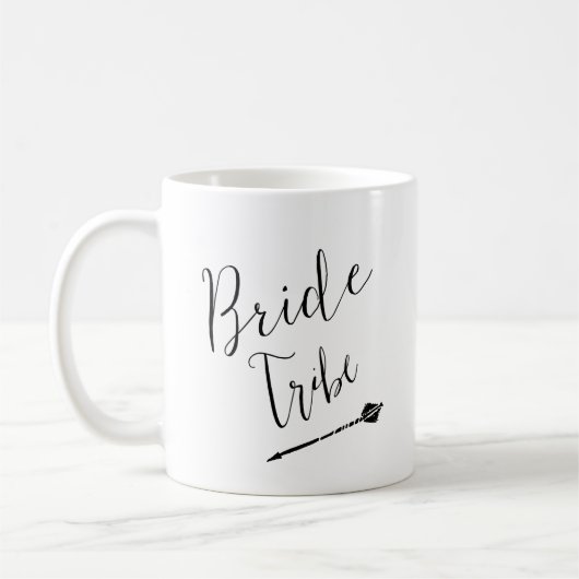 Brautstamm mit Individuelle Name Kaffeetasse (Links)