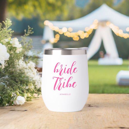 Brautstamm Moderner Hot-Pink-Junggeselinnen-Abschi (Hochzeit)