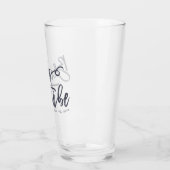 Brautstamm Moderner und einfacher handgeschriebene Glas (Links)