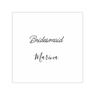 Brautstamm-Monogramm-Junggesellinnenabschied einfa Permastempel
