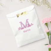 Brautstamm-Monogramm rote Brautparty einfach mini Geschenktütchen (Versiegelt)