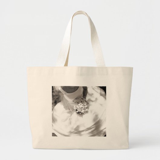 Brautstrand-Tasche Jumbo Stoffbeutel (Vorne)