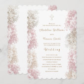 Brautstrauß Blumen | Hochzeit Einladung (Vorne/Hinten)