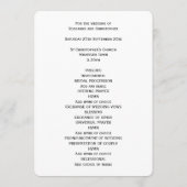 Brautstudiengang Programm (Rückseite)