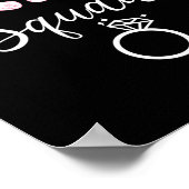 Brautteam Junggesellinnenabschied Coquette Bow Poster (Ecke)