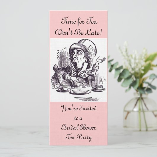 Brauttee-Einladung Einladung (Stehend Vorderseite)