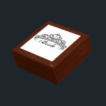 Brauttiara-Geschenkboxen Schmuckschachtel<br><div class="desc">Weil jede Braut eine Prinzessin ist! Ursprüngliche vektorkunst-Tiara - fühlen Sie sich frei besonders anzufertigen!</div>