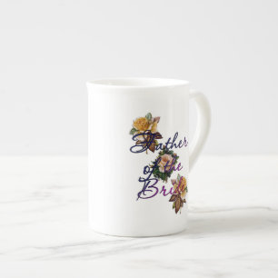 Brautvater Blumen Porzellantasse