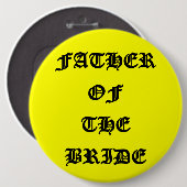 Brautvater button (Vorne & Hinten)