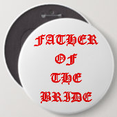 Brautvater Button (Vorne & Hinten)