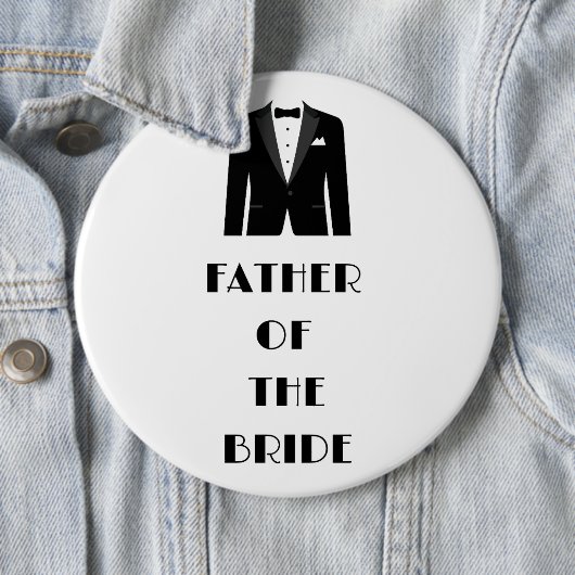 Brautvater Button (Beispiel)