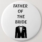 Brautvater Button (Vorderseite)