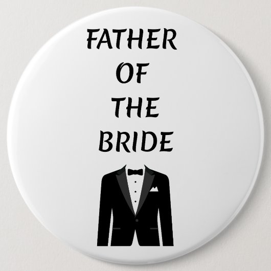 Brautvater Button (Vorderseite)