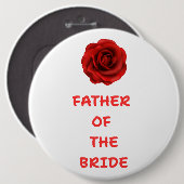 Brautvater Button (Vorne & Hinten)