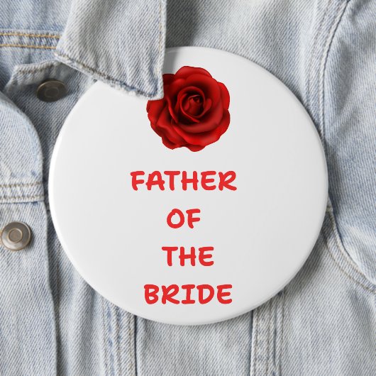 Brautvater Button (Beispiel)