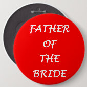 Brautvater Button (Vorne & Hinten)