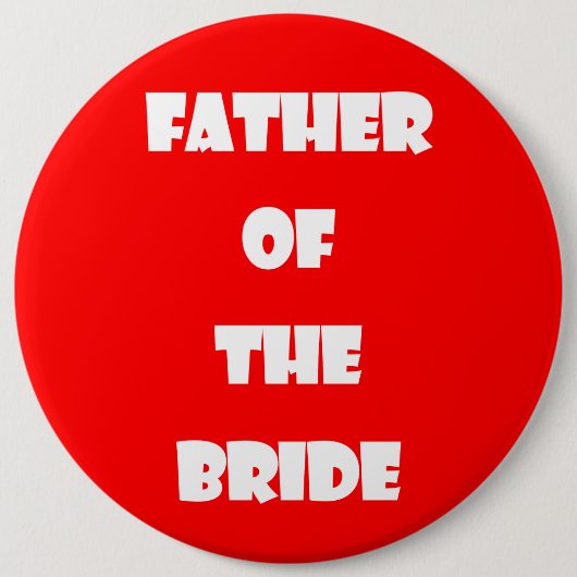 Brautvater Button (Vorderseite)