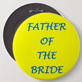 Brautvater Button (Vorne & Hinten)