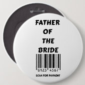 Brautvater Button (Vorne & Hinten)