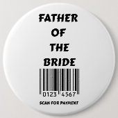 Brautvater Button (Vorderseite)