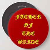 Brautvater Button (Vorne & Hinten)