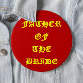 Brautvater Button (Beispiel)