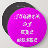 Brautvater Button (Vorne & Hinten)